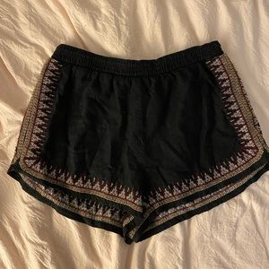 Abercrombie black shorts